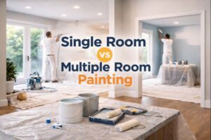 Single Room vs Multiple Room Interior Painting